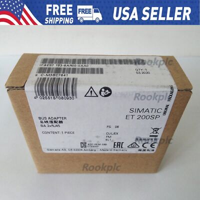 New In Box SIEMENS 6ES7 193-6AR00-0AA0 6ES7193-6AR00-0AA0