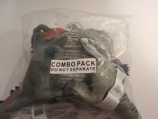 NEW Jurassic World Dominion 7" Inch Plush Bundle Pack T-Rex  Blue Stuffed Dinos