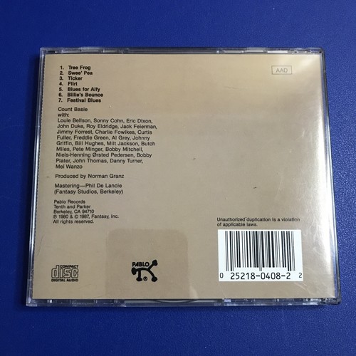 THE BEST OF COUNT BASIE CD Album. Pablo, 1980. PACD 2405-408-2. VERY GOOD. - Picture 5 of 6