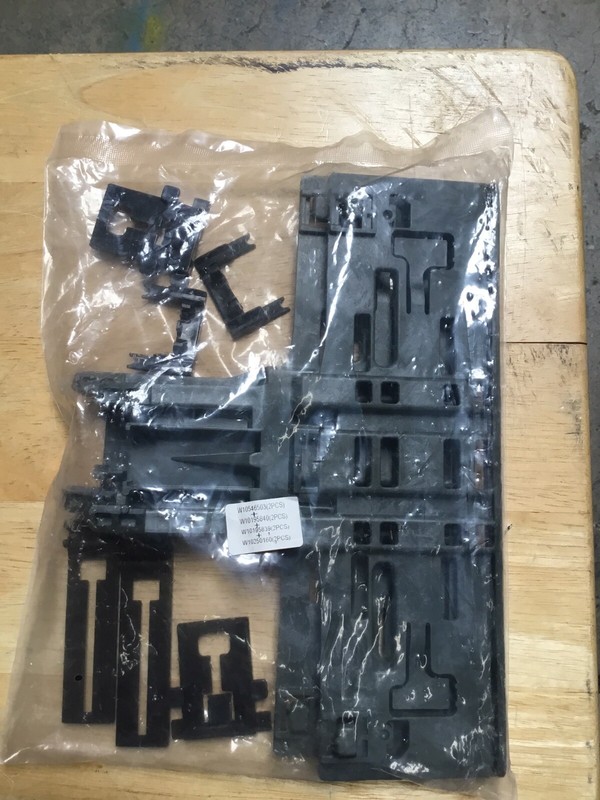 New W10546503 Dishwasher Top Rack Adjuster Kit Kitchenaid