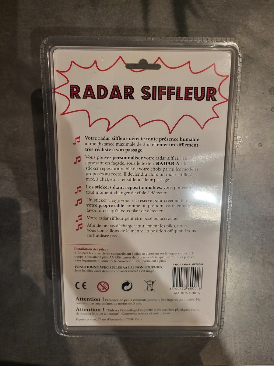 Lot Revendeur Carton De 6 Sifflets Radars Jouets Musique Plastique