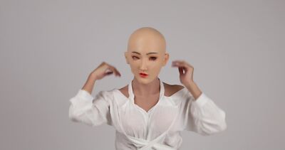 femalemask Dokier Realistic Silicone Female Mask Full Mask Disguise Crossdresser Cosplay | eBay