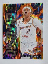 Kahleah Copper SILVER FLASH PRIZM 2024 Panini Select WNBA EN FUEGO #7  Mercury