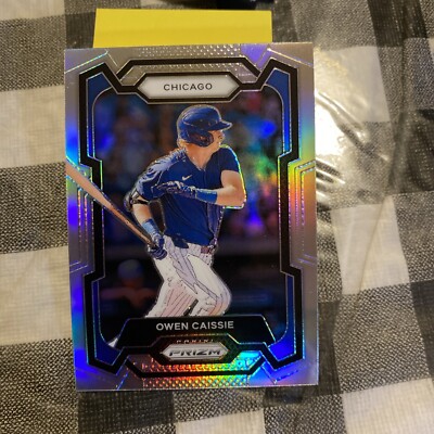 2024 Panini Priz Baseball Owen Caissie Silver Prizm #82