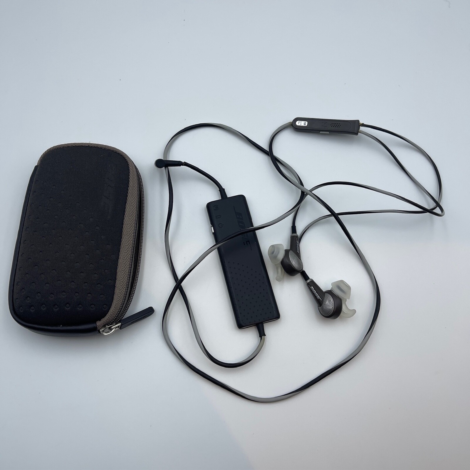 Bose QC20i Noise-Cancelling Wired In-Ear Headphones Tested and Fully Functional-image