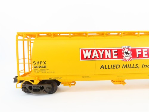 O Gauge 3-Rail Atlas 6305-1 SHPX Wayne Feeds 3 Bay Cylindrical Hopper #62240 - Picture 2 of 13