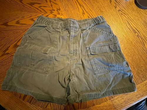 Mens Croft \u0026 Barrow Cargo Shorts Olive 