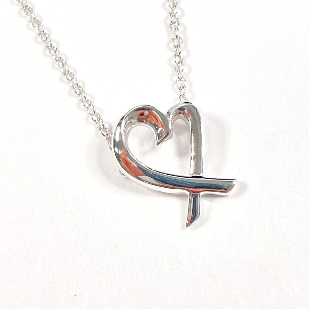Tiffany & Co Paloma Picasso Loving Heart 925 Silver Necklace for Women