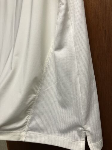 Champion Golf Shirt Women’s XL Ivory Short Sleeve Snap Front Performance Polo - Picture 3 of 5