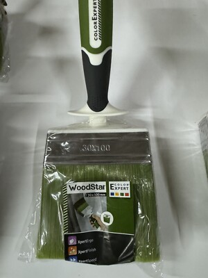Color Expert Woodstar  Flächenstreicher 30 x 100 mm  Profi -Pinsel 3-K Griff