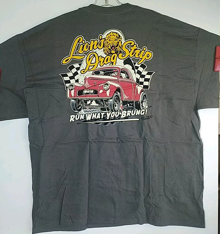 Camiseta de carreras Lions Drag Strip 41 Willys Coupe Cookie, ¡Corre lo que trajiste! 2XL Foto 2 de 4