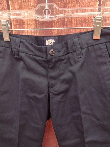 Lands End Girls Navy Blue Uniform Pants Size 7+ - Picture 3 of 7