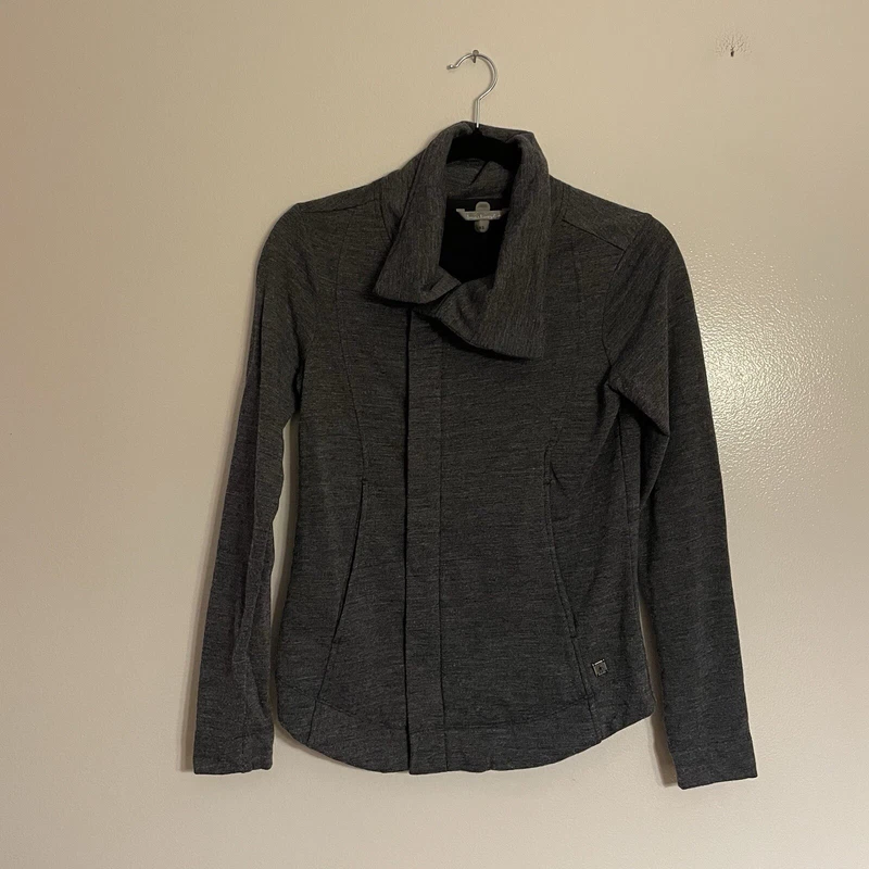 smartwool merino wool blend full zip rabbit ears moto jacket