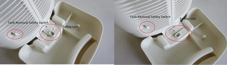 Humidificador de niebla cálida Optimus U-32030 de 3,5 galones con sistema de vapor absorbente, blanco Foto 4 de 4