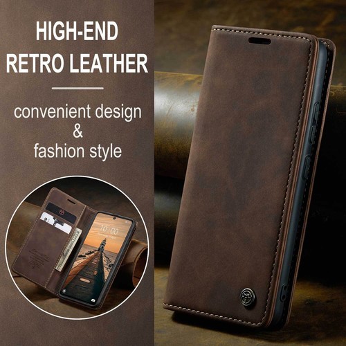 Luxury Leather Wallet Cover Case For S25 S24 S23 FE A16 A55 A35 A25 A15 A36 A14 - 第 4/25 張圖片