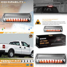 Rear Roof Center Brake Light Third LED for 2004 2005 2006 2007 2008 Ford F-150