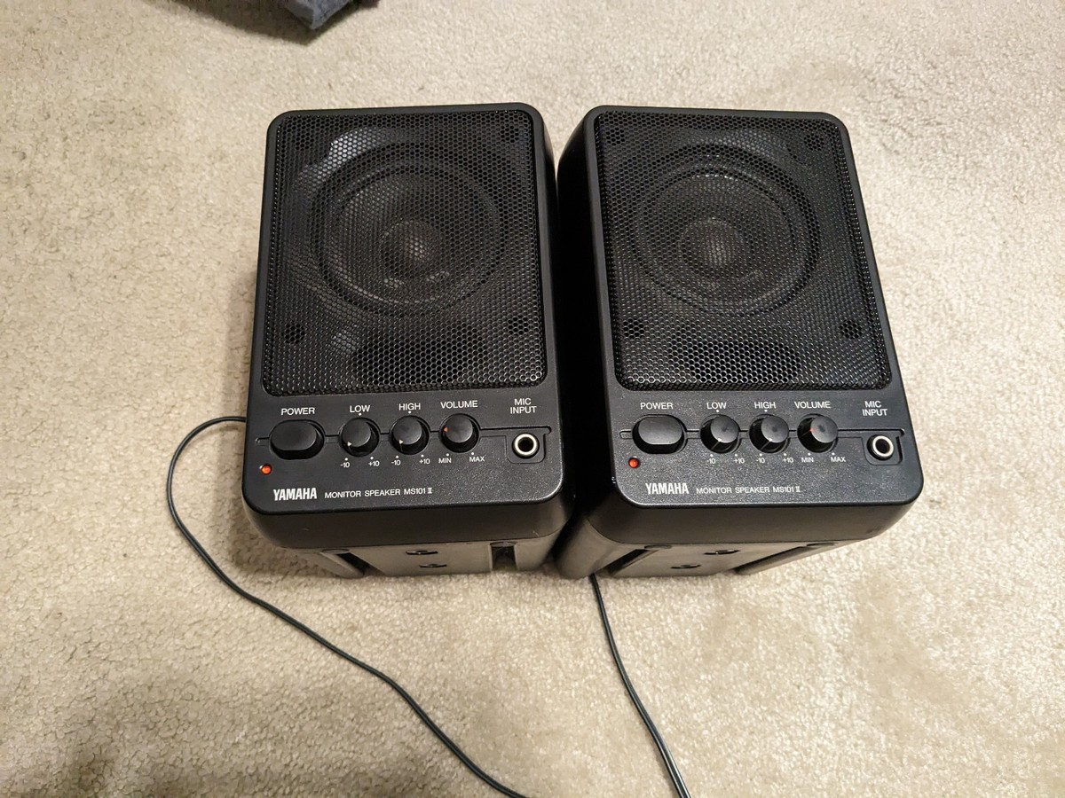 2x Yamaha Ms101 II Powered Monitor Speaker - PAIR | eBay 2x Yamaha Ms101 II Powered Monitor Speaker - PAIR | eBay
