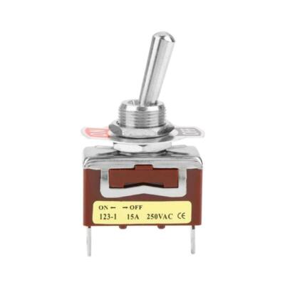 15A 250V On Off Kippschalter 12mm 2 Pin Momentary Rocker Switch 2 Position
