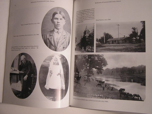 Pictorial History REFLECTIONS OF LEAVENWORTH COUNTY KANSAS vintage photos - Picture 2 of 5