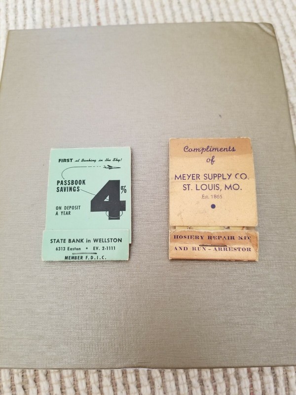 Hoisery Repair Kits, lot of 2, 1940s.