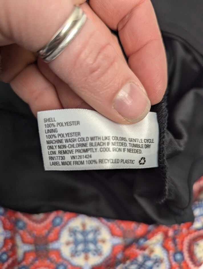 xhilaration Caleidoscopio Sol Vestido, Naranja, Azul, Blanco, Mujer Talla Mediana D4 Foto 4 de 4