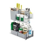 Chrome Kitchen Cabinet Door Organizers