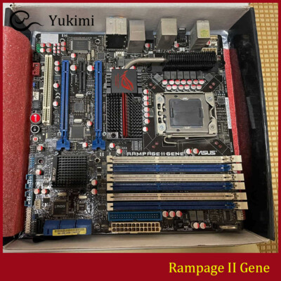 FOR ASUS Rampage II Gene DDR3 LGA 1366 Intel X58 24GB Micro ATX