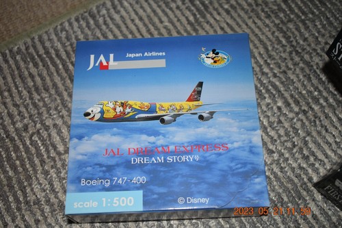 Rare 1:500 Herpa JAL B747-400 Dream Express No.6 JA8084 Dream Story - 第 1/7 張圖片