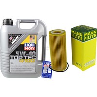 Inspektionspaket 5L Liqui Moly Top Tec 4100 5W-40 FüR Alfa Romeo Spider 2.4 Jtdm