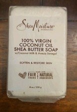 Shea Moisture Bar Soap for All Skin Types Shea Butter 100 Virgin Coconut Oil.
