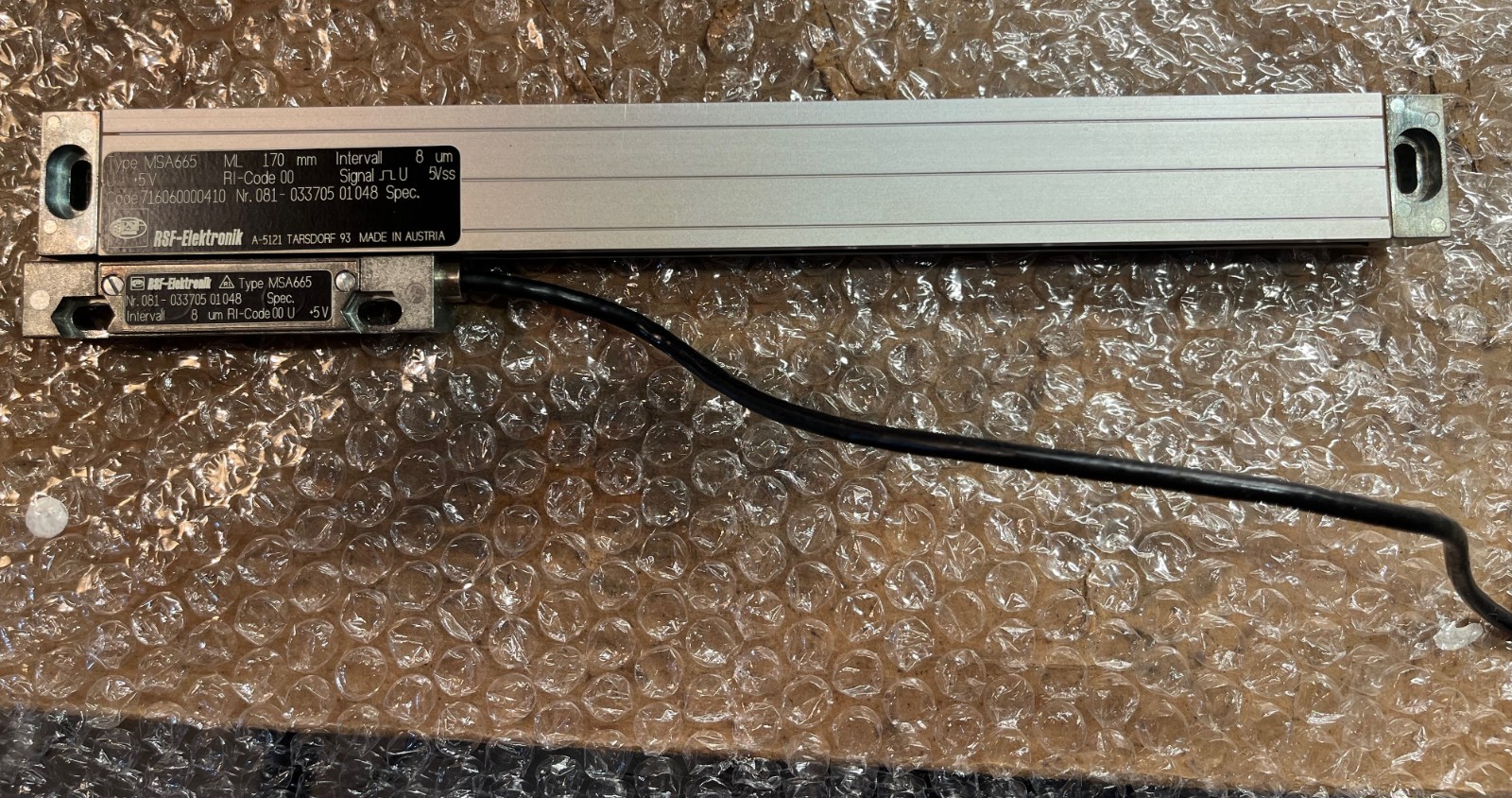 RSF-Elektronik MSA665 Type Linear Encoder Scale (6-inch/170mm Range)