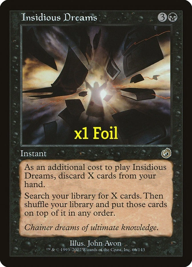 Magic: The Gathering Torment Black Rare Individual Collectible