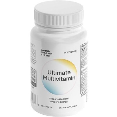 envitamin Ultimate Multivitamin Multimineral 60 Count (Pack of 1), One Pack