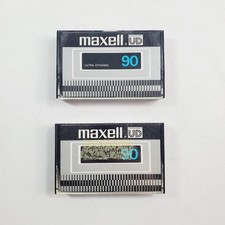 Lot of 2 Maxell UD90 Cassette Taped Ultra-Dynamic Japan Used