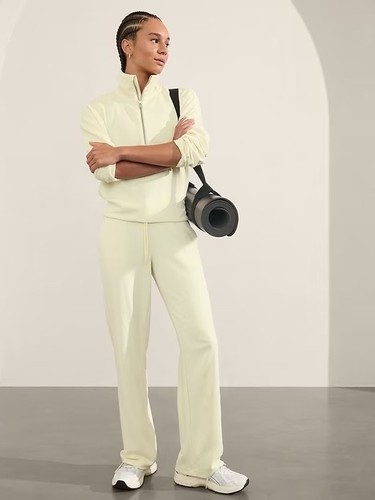 ATHLETA Seasoft Mid Rise Straight Pant S Small | Glow #472259 NEW