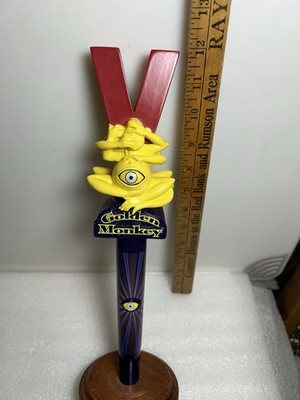 VICTORY BREWING GOLDEN MONKEY BELGIAN TRIPEL ALE beer tap handle. PENNSYLVANIA