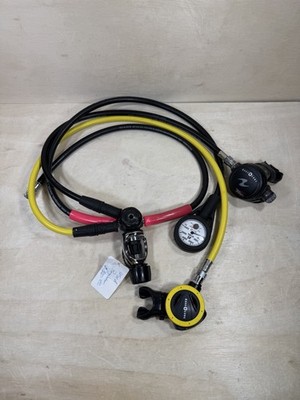 Aqua Lung Titan Scuba Regulator Set Yoke Octopus XS Gauge UNTESTED
