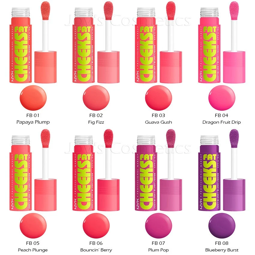 1 rubor líquido jugoso NYX Fat Cheeks "Elige tu 1 color" *Cosméticos Joy's* Foto 2 de 4