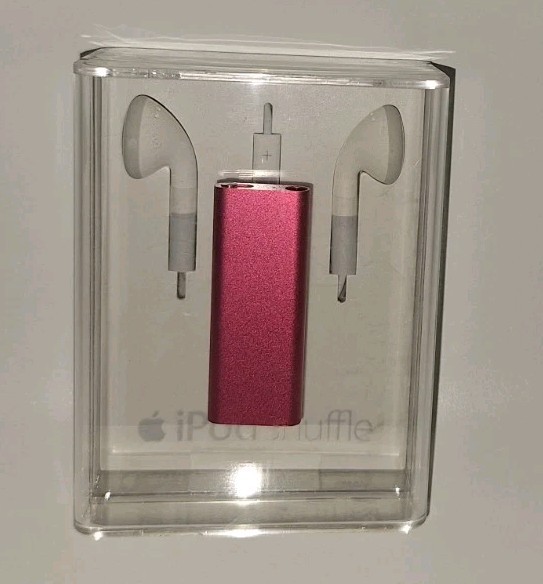 Apple iPod Shuffle 2GB Pink Model A1271 3rd Generation MC387TA/A