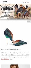 Steve Madden GETTOUT pumps 9M.
