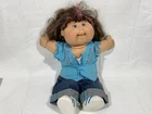 cabbage patch doll vintage 2004 PA-25 Brown Hair Purple Eyes