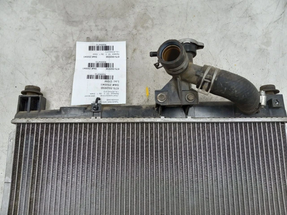 00 01 02 03 04 05 RADIADOR TOYOTA ECHO 1.5L Foto 2 de 4