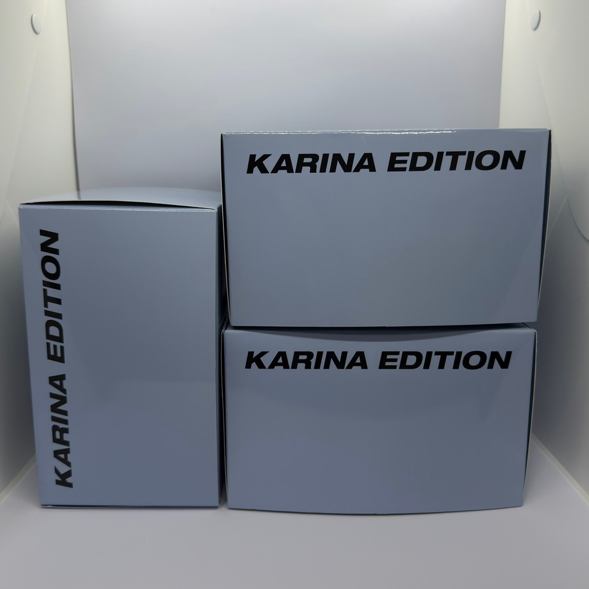 MLB Karina Edition VOL.2 Unstructured Ball Cap Black or Sky Blue