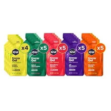 GU Energy Gel Variety Pack - 24 , Gluten-Free Energy Gels for Every Workout