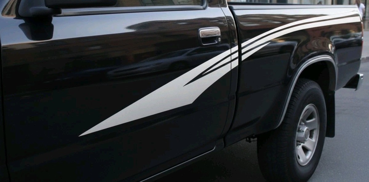Vintage Stripe Fits: 1993 Toyota Truck Graphics Decal Sticker