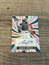 2026 Panini Prizm USA Stars & Stripes Andrew Costello Silver Prizm Auto