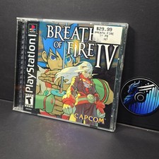 Breath of Fire IV 4 - PlayStation 1, PS1 (CIB, Pristine) SHIPS IN A BOX 
