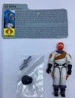 1987 GI Joe Cobra Ice Wolf Driver "Ice Viper" Complete Figure  w/ Filecard