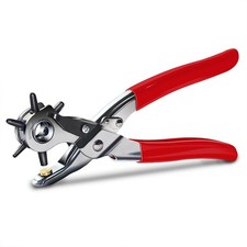 Hole Punch, NEU MASTER Heavy Duty 5/64" to 3/16" 2.0mm 4.8mm , Silver Red