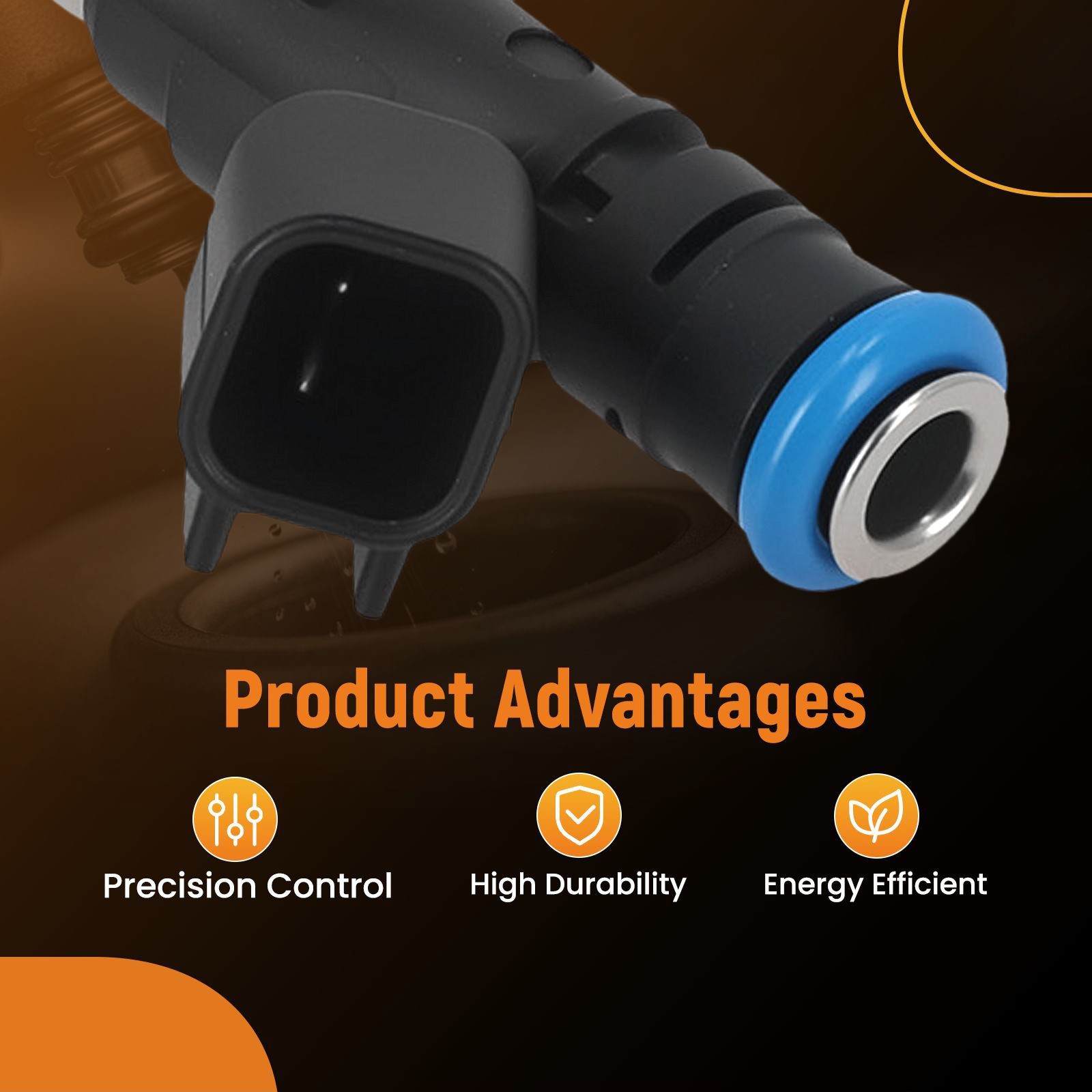 6pcs Fuel Injectors for Mercury Mountaineer 4.0L V6 2006-2010 5L2Z9F593CA thumbnail 5